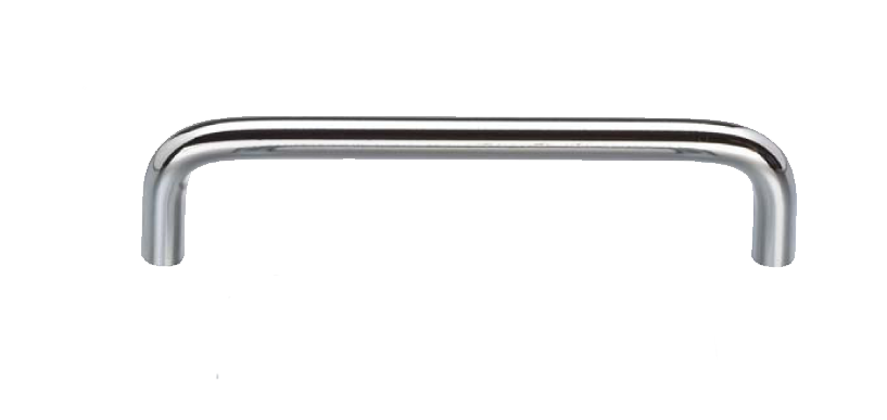 Brushed Nickel cabinet pulls and knobs for kitchen or bathroom cabinets square modern wire simple handle hotels HardwareDirect