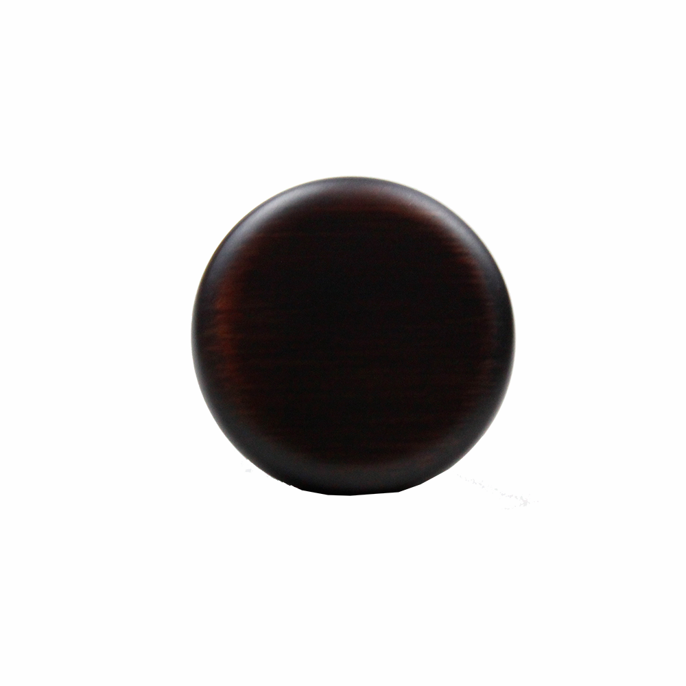 shield-shaped cabinet knob brushed oil rubbed bronze.  Kitchen cabinet hardware pulls and knobs.  HardwareDirect modern traditional simple