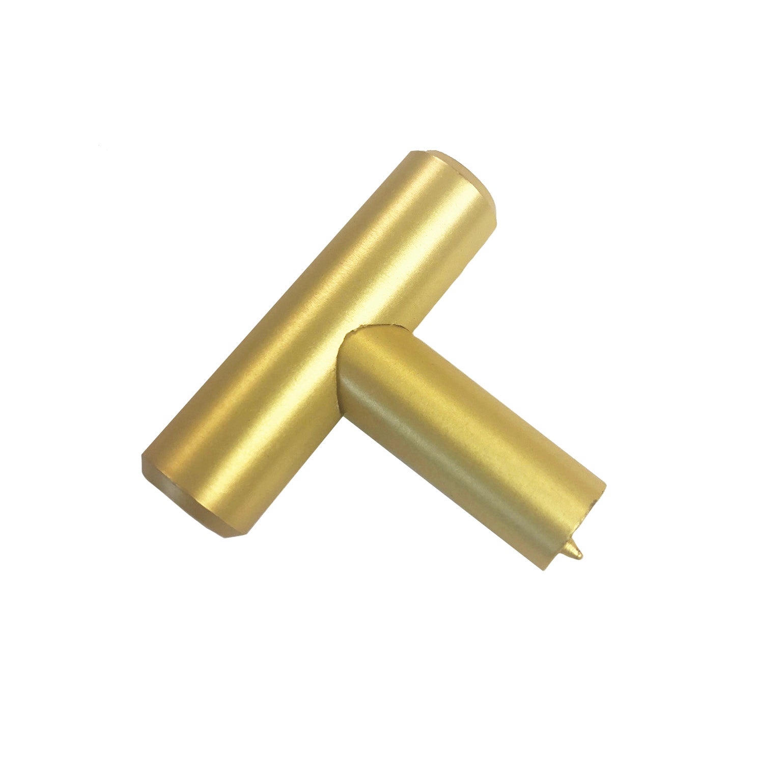Modern Gold T Bar Kitchen Cabinet Handle Pill  Hardware