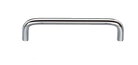 Brushed Nickel cabinet pulls and knobs for kitchen or bathroom cabinets square modern wire simple handle hotels HardwareDirect