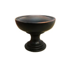 round knob Fountain Collection, intended for use on kitchen or bath cabinet or furniture piece. brushed oil rubbed bronze sleek modern contemporary decorative HardwareDirect