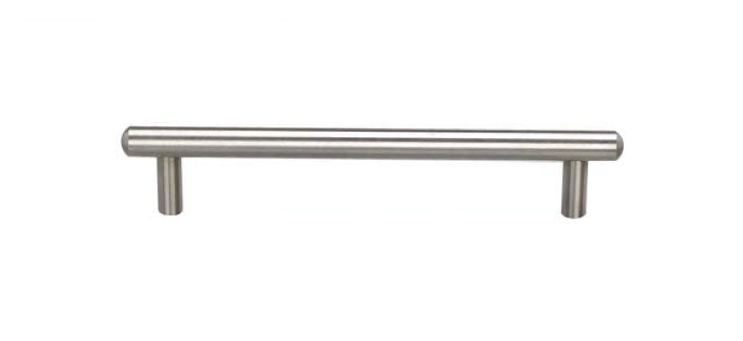 224mm center to center brushed nickel tbar handle pull for kitchen bath cabinets HardwareDirect