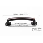 shield-shaped cabinet handles dimensions.  Kitchen cabinet hardware pulls and knobs.  HardwareDirect modern traditional simple
