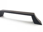 matte black square knob modern classic simple cabinet pulls and knobs for kitchen or bathroom cabinets square modern side view curved