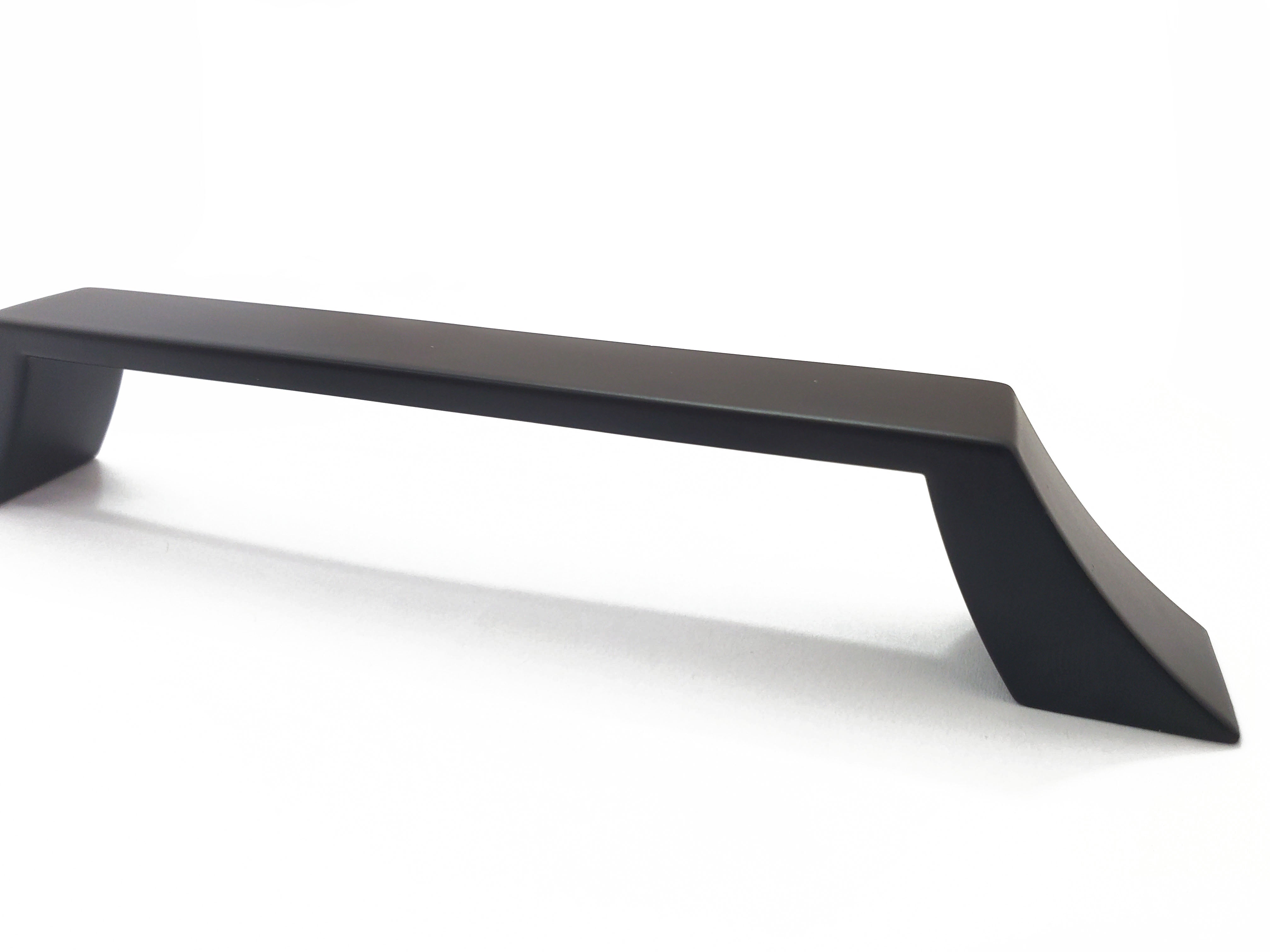 matte black square knob modern classic simple cabinet pulls and knobs for kitchen or bathroom cabinets square modern side view curved