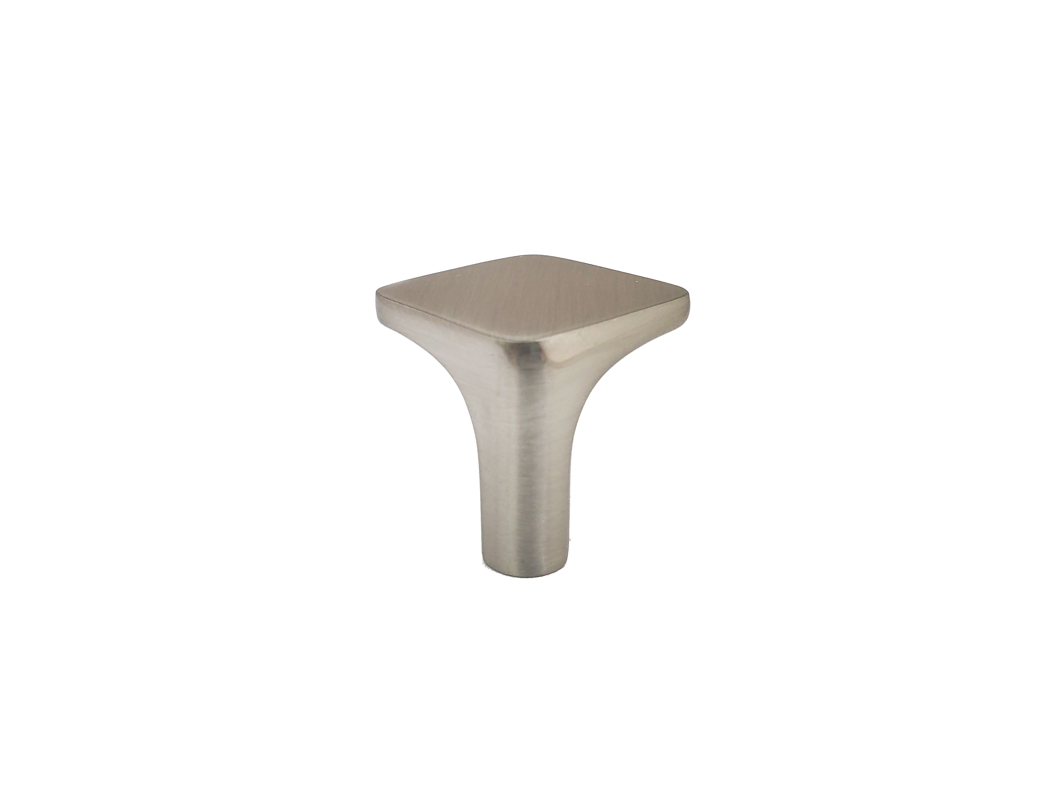 Square modern craftsman knob brushed nickel classic traditional HardwareDirect side images 