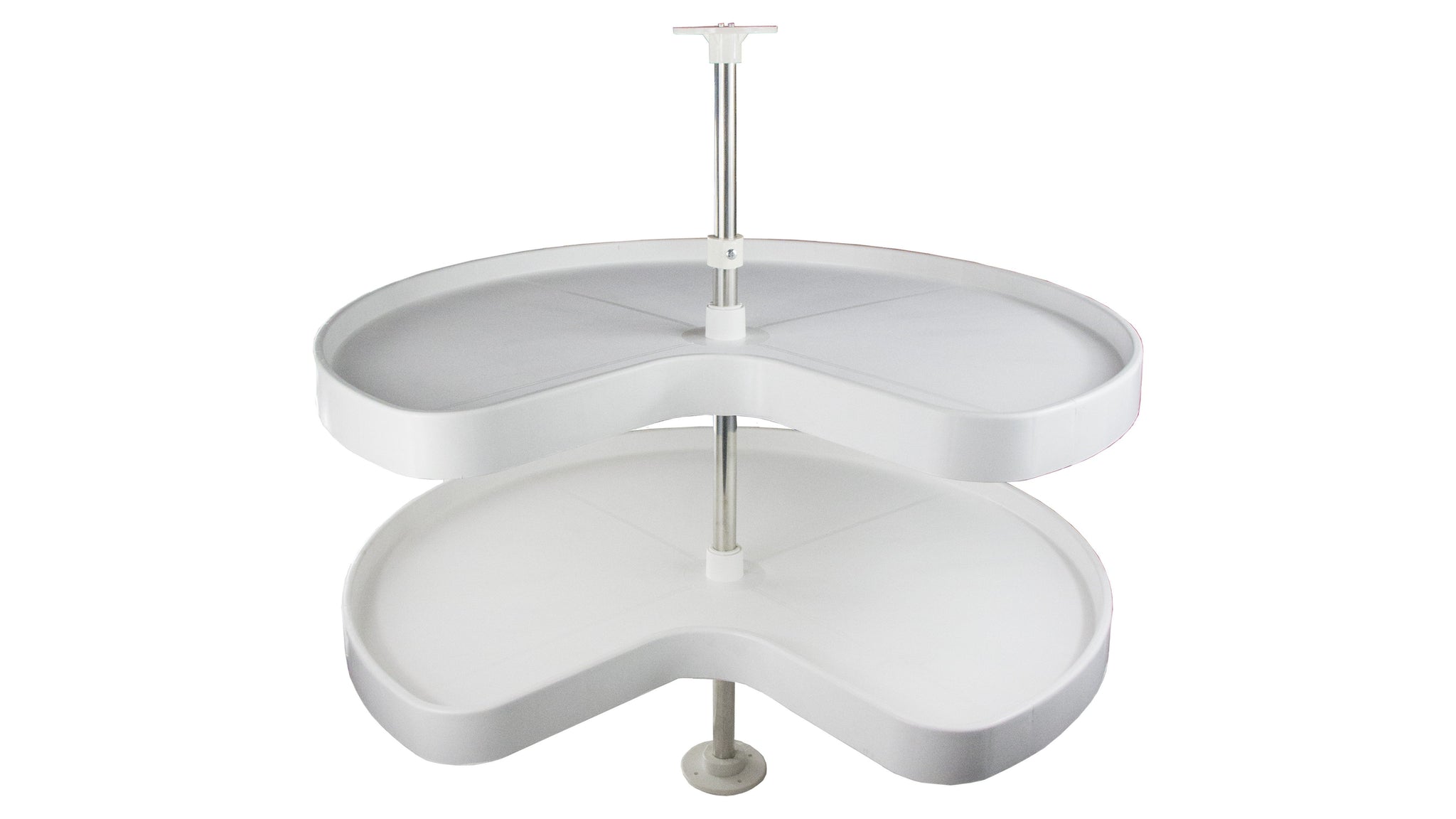 Two Tray Kidney Lazy Susan