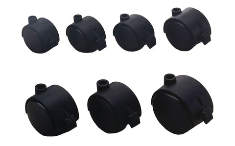 Nylon Twin Wheel Castors with Brake TWB Series